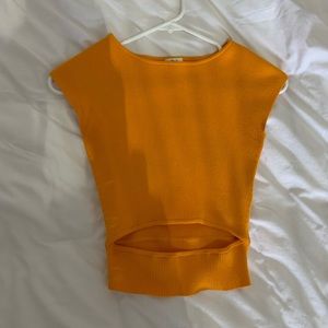 ARITZIA cut out knit top